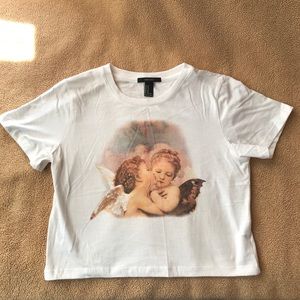 Angel t shirt forever 21 Clearance